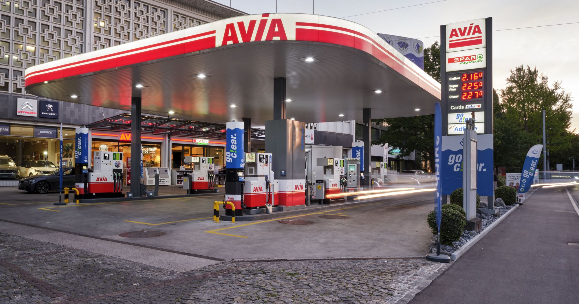 Letzte Tankstelle Vor Basel In Deutschland